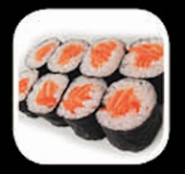 Maki de salmón ahumado o fresco (8 piezas)
