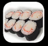 Maki de cangrejo (8 piezas)