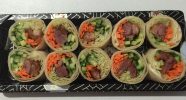 Rollo de pato (pepino, zanahoria, puerro) (8 piezas)